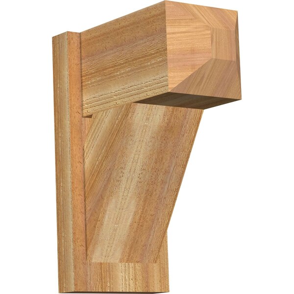 Ekena Millwork Traditional Craftsman Rough Sawn Outlooker, Western Red Cedar, 8"W x 14"D x 18"H OUT08X14X18TRA04RWR - main